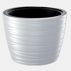 Potão baixa com depósito 48L Limpo de plástico branco 47,5 (comprimento) x 47,5 (largura) x 34,9 (alto) cm