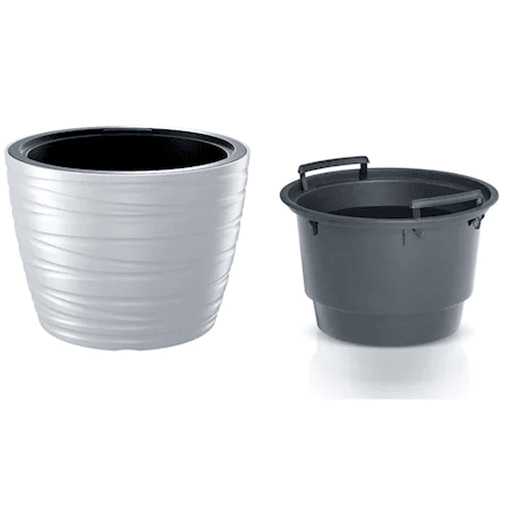 Potão baixa com depósito 48L Limpo de plástico branco 47,5 (comprimento) x 47,5 (largura) x 34,9 (alto) cm