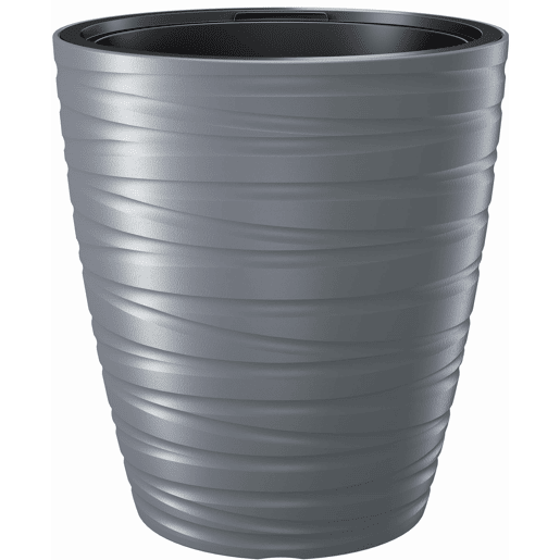PETA com depósito 68L Maze plástico em pedra cinza 47,5 (comprimento) x 47,5 (largura) x 52,3 (alto) cm