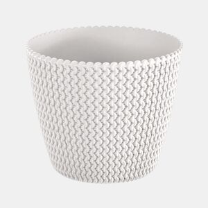 Pote redondo 18.6L Prosperplast Splofy de plástico branco em cores, Ø34,1 x 28,9 cm