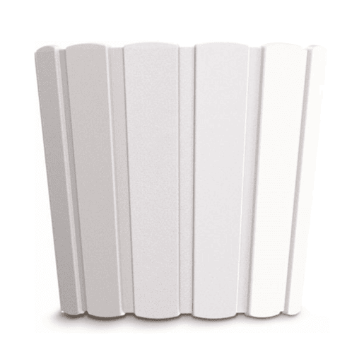 Vaso de flores às riscas Boardee Basic 2,2L Branco 165x165x150 cm Vaso de flores às riscas Boardee Basic 2,2L Branco 165x165x150 cm