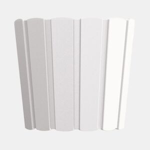 Vaso de flores às riscas Boardee Basic 2,2L Branco 165x165x150 cm