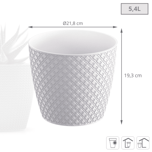 Orient 5,4l., Dimensões (mm) 218x218x193, branco