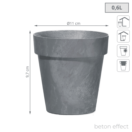 Cube Beton Effect 0.6L