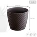 Maceta Orient 3,5L Maceta Orient 3,5L Antracita