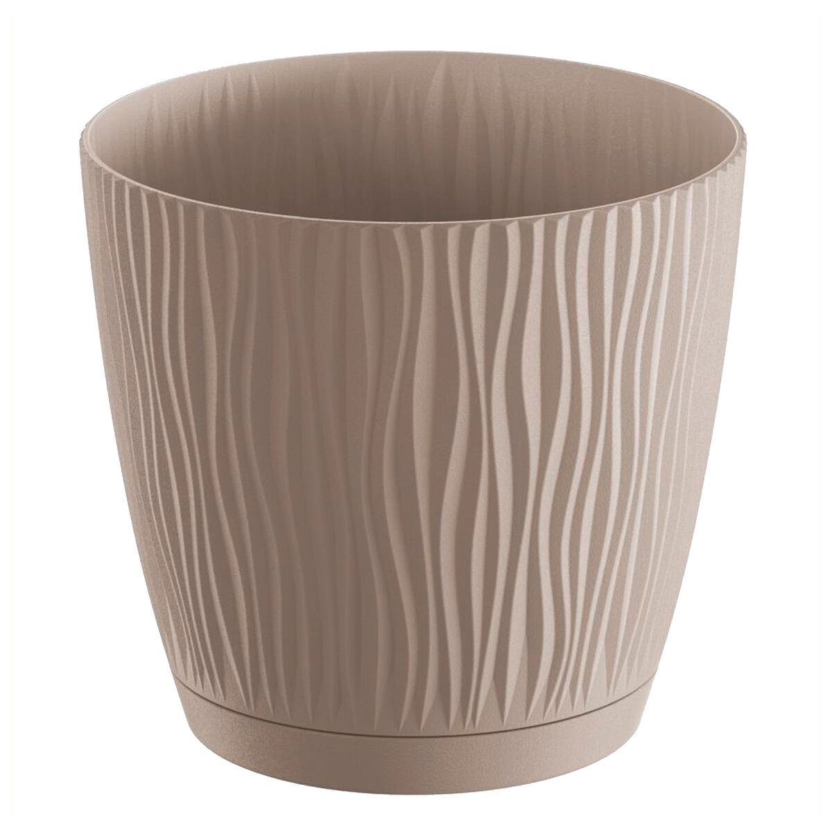 maceta sandy p dimensiones mm 239x239x225 color mocca