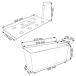 2 unidades de jardinera rectangular 17 litros 2 unidades de jardinera rectangular 17 litros Antracita