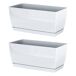 2x Jardinera de plastico Coubi Case P 2x Jardinera de plastico Coubi Case P Blanco