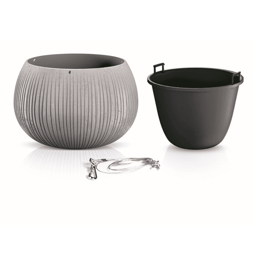 Prosperplast Bowl WS de plástico com cimento depósito de cores, 19,5 (alto) x 29 (largura) x 29 (profundo) cms Prosperplast Bowl WS de plástico com cimento depósito de cores, 19,5 (alto) x 29 (largura) x 29 (profundo) cms