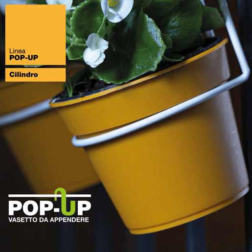 6 Vasos Cilíndricos Ø 10 Cm Com Ganchos, Polipropileno
