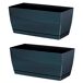 2x Jardinera de plastico Coubi Case P 2x Jardinera de plastico Coubi Case P Grafito