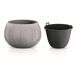 2x Prosperplast BETON BOWL de plástico CON depósito 2x Prosperplast BETON BOWL de plástico CON depósito Cemento