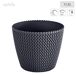 2x Maceta redonda 11,5L Prosperplast Splofy 2x Maceta redonda 11,5L Prosperplast Splofy Antracita