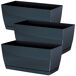 3x Jardinera de plastico Coubi Case P 3x Jardinera de plastico Coubi Case P Grafito
