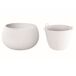 2x Maceta redonda con deposito Splofy Bowl 2x Maceta redonda con deposito Splofy Bowl Blanco