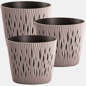 3X Redondos Redondos Redondo Mocca 15,8 (Comprimento) X 15,8 (Largura) X 13,8 (Alto) Cm