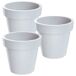 3x Maceta de plastico Lofly 3x Maceta de plastico Lofly Blanco