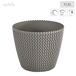 2x Maceta redonda 11,5L Prosperplast Splofy 2x Maceta redonda 11,5L Prosperplast Splofy Gris