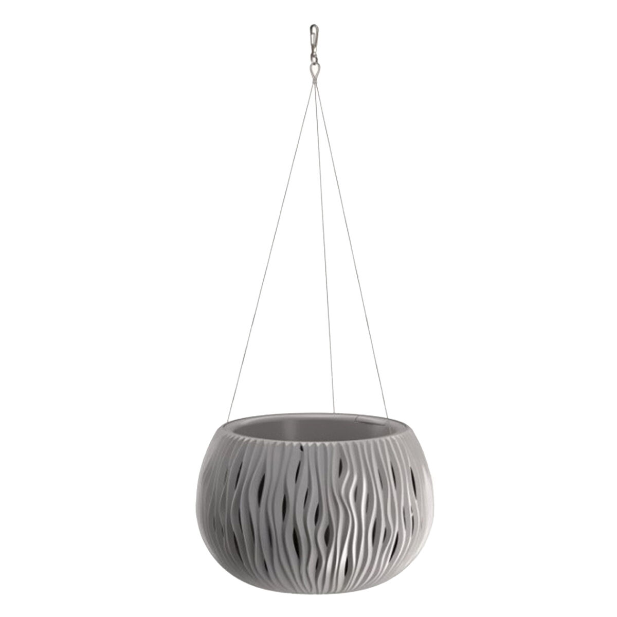 Prosperplast bowl sandy ws de plástico con depósito en color gris piedra, 19,5 (alto) x 29 (ancho) x 29 (profundo) cms