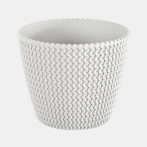 Pote redondo 5L Prosperplast Splofy de plástico branco em cores, Ø21,8 x 18,4 cm