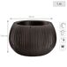 2x Prosperplast BETON BOWL de plástico CON depósito 2x Prosperplast BETON BOWL de plástico CON depósito Negro