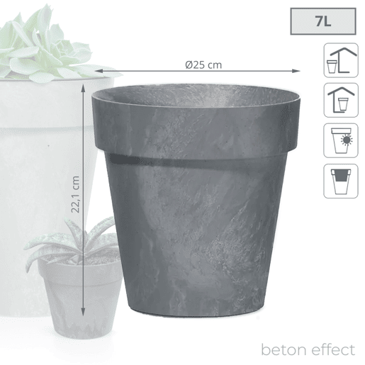 Cube Beton Effect 7L