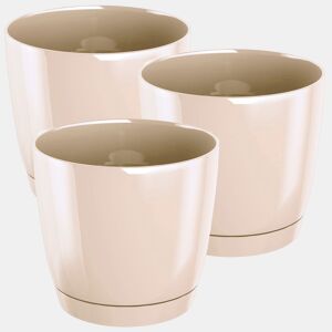 3X Rounte Rounte Plástico Pet Cubi Round P No Crem Cor 12 (Comprimento) X 12 (Largura) X 11 (Altura) Cm