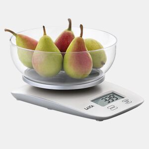 Balança de cozinha electrónica com recipiente até 5Kg.