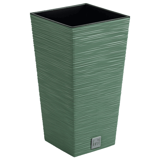 Pote verde da terra, com depósito, coleção de furu, 39,5 x 39,5 x 75,5 cm, capacidade de 37 L.