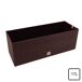 Jardinera rectangular 17 litros Jardinera rectangular 17 litros Chocolate