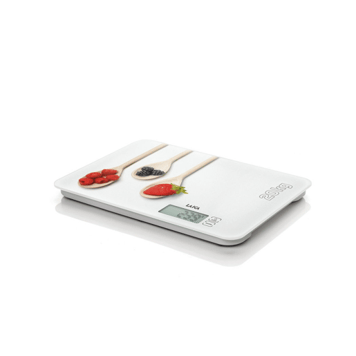 Balança de cozinha electrónica, branca 20 kg colheres