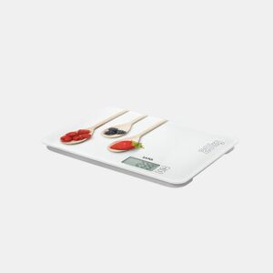 Balança de cozinha electrónica, branca 20 kg colheres
