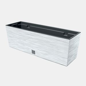 Macotero branco, com depósito, coleção de furu, 58 x 18 x 19,5 cm, capacidade de 12 L.