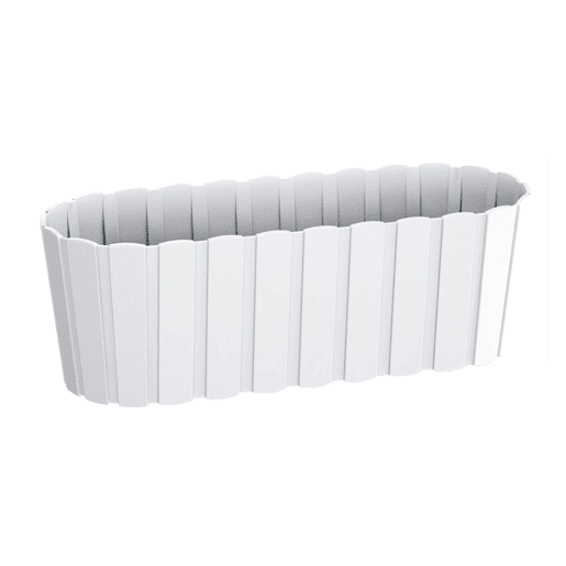 Plantador de varanda BOARDEE BASIC 4,9L, dimensões (mm) 383x144x130, cor Branco