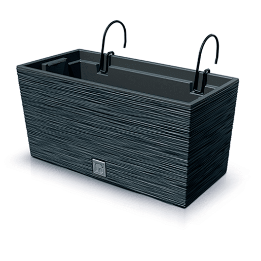Antracite de MacEtero, com ganchos de depósito e suspensão, coleção de furu, 39,5 x 18,5 x 19,5 cm, capacidade de 8 L.