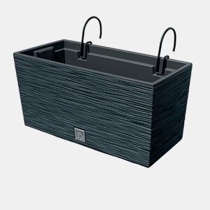 Antracite de MacEtero, com ganchos de depósito e suspensão, coleção de furu, 39,5 x 18,5 x 19,5 cm, capacidade de 8 L.