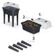 Jardinera Alta Con Cubierta Prosperplast Jardinera Alta Con Cubierta Prosperplast Antracita