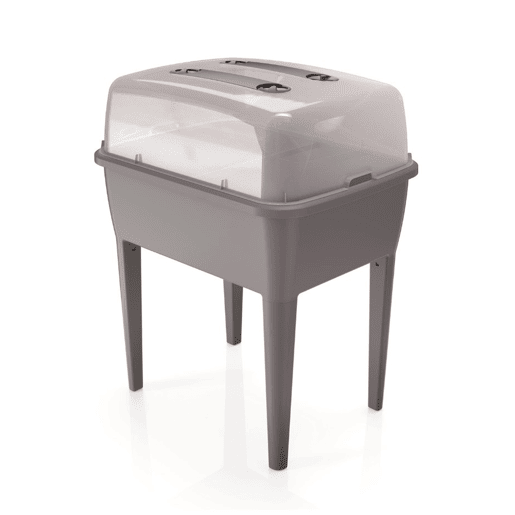 High Gardener 83 L, com tampa de policarbonato, para proteger suas plantas, Prosperplast Respan