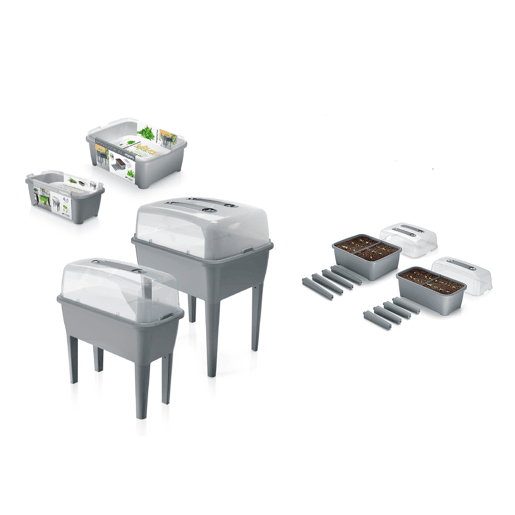 High Gardener 83 L, com tampa de policarbonato, para proteger suas plantas, Prosperplast Respan