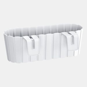 Plantador de varanda BOARDEE HOOK 4,9L, dimensões (mm) 383x212x130, cor Branco