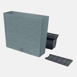 Cimento macetero, com depósito, coleção de furu, 58 x 18 x 49,8 cm, capacidade de 12 L.