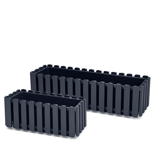 Boardee Fencycase Balcóner, Dimensões (mm) 580x180x162, cor antracite