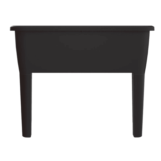 Horta urbana com estufa de 52 litros em polipropileno 77 x 38 x 82 cm cor antracite