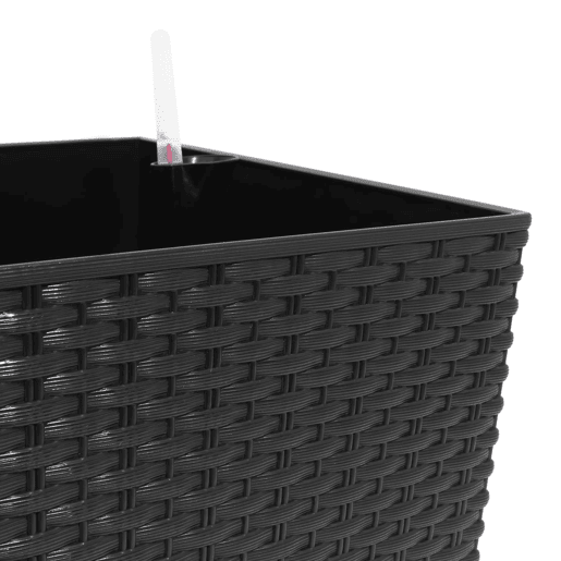 Caixa para plantas Rato de 30 litros com sistema de rega em cor antracite 60 x 25 x 24 cm