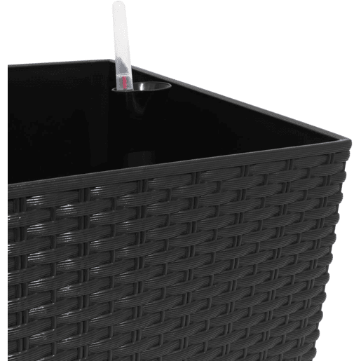 Plantador Rato de 72 litros com sistema de rega em cor antracite 80 x 33 x 65 cm com pés