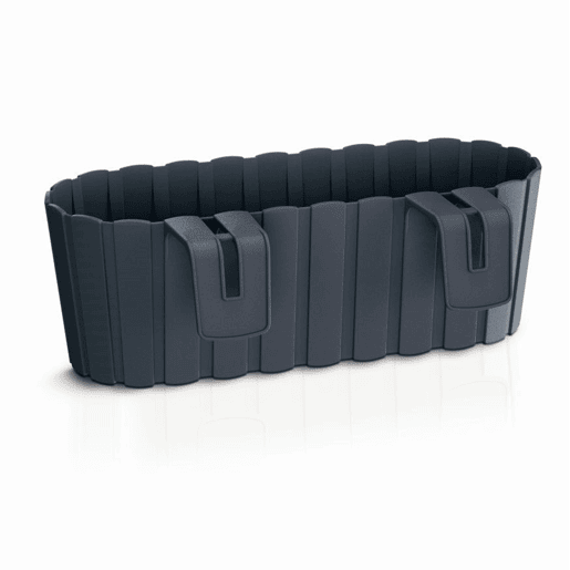 Plantador de varanda BOARDEE HOOK 4.9L, dimensões (mm) 383x212x130, cor Antracite