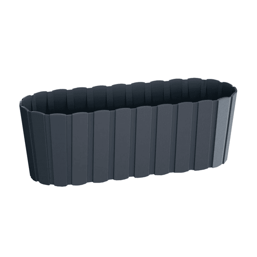 Plantador de varanda BOARDEE BASIC 4,9L, dimensões (mm) 383x144x130, cor Antracite