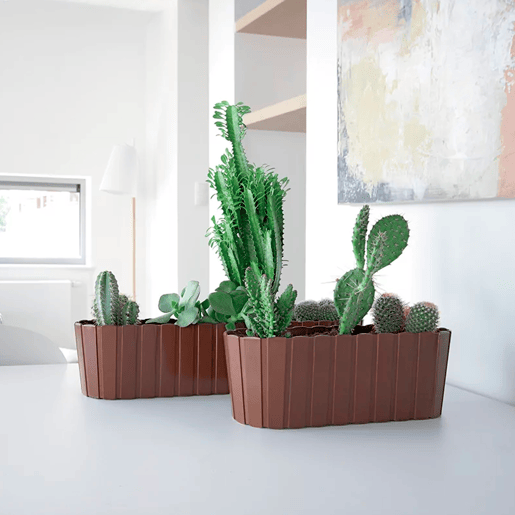 Plantador de varanda BOARDEE BASIC 4,9L, dimensões (mm) 383x144x130, cor Antracite