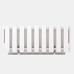 Plantador de varanda BOARDEE FENCYCASE, dimensões (mm) 580x180x162, cor Branco