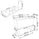 Jardinera c/patas mod. Rato Jardinera c/patas mod. Rato Chocolate